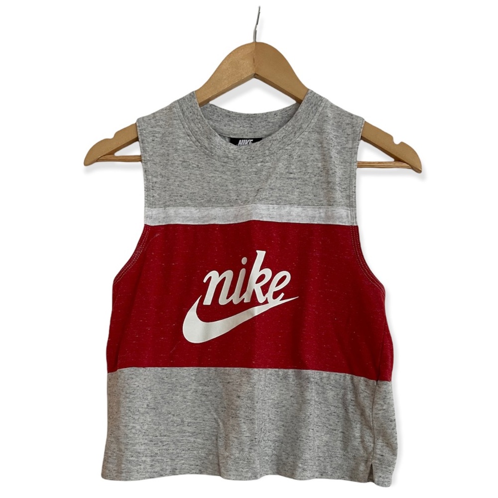 Women's XS Nike Tank Top red and gray
